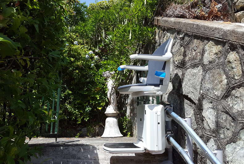 montascale rettilineo da esterno 200 outdoor