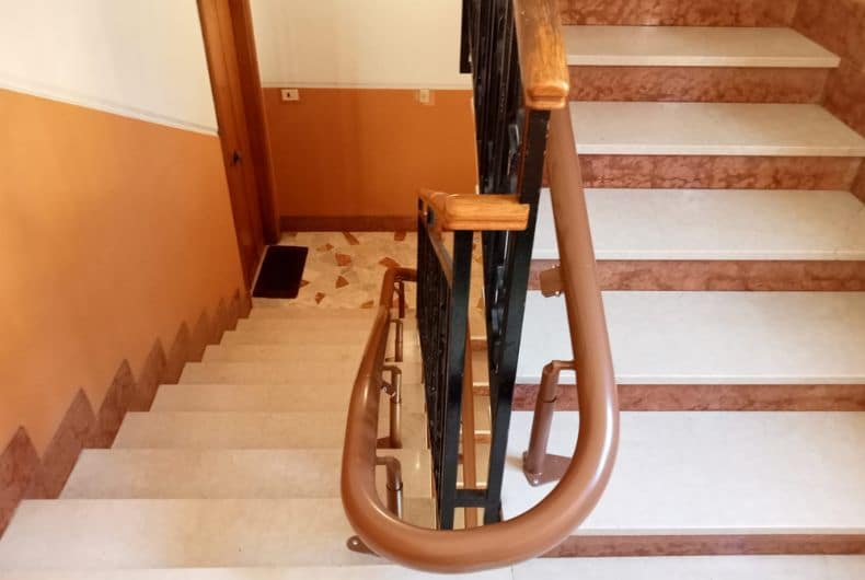 Vista di montascale a Campo Ligure