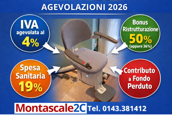 Come scegliere agevolazioni per installare un montascale