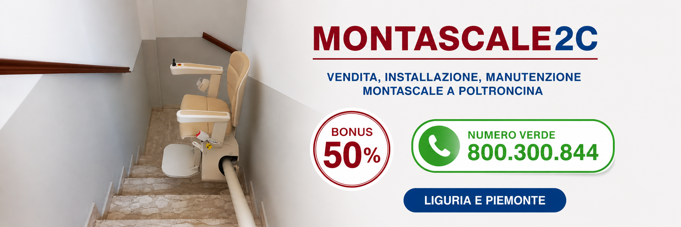 Header-mobile montascale-2C Piemonte Montascale2C Piemonte Header home con numero verde