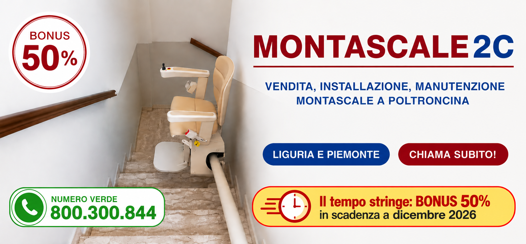 Montascale2C-Piemonte-Header-mobile-con-numero-verde Montascale2C mobile, vendita, installazione, manutenzione montascale
